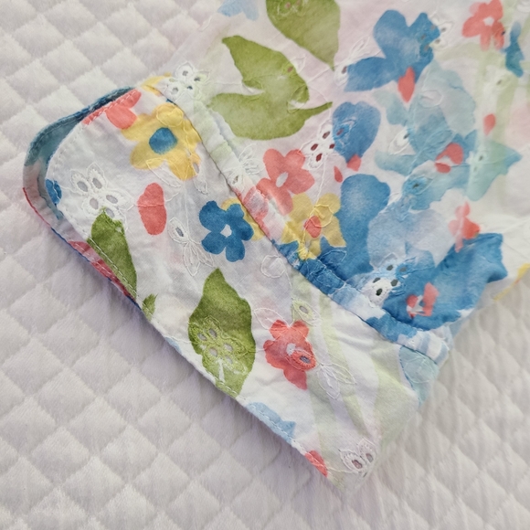 Alfred Dunner button-down floral blouse size 14. - Picture 6 of 8